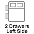 2 Drawers Left Side