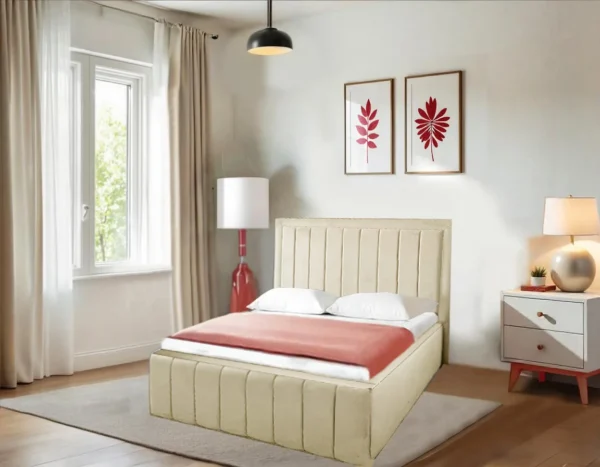 Bespoke Bed Frame With Headboard & Mattress