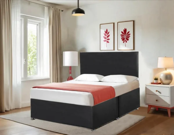 Fenston Leather Divan Bed