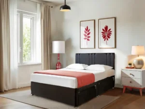 Luxury Divan Black Bed Linen Divan Bed Set Sale With Free Delivery & Special Discount