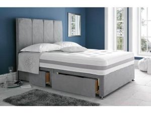 Grey Double Divan Bed